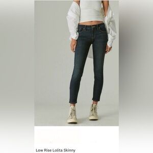 Lucky Brand Deep Blue Cropped Jeans